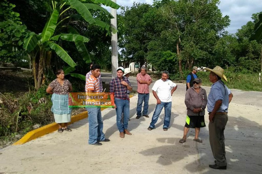 Supervisa ayuntamiento de Chalma obras en la  localidad  de Chamizal y La Laja