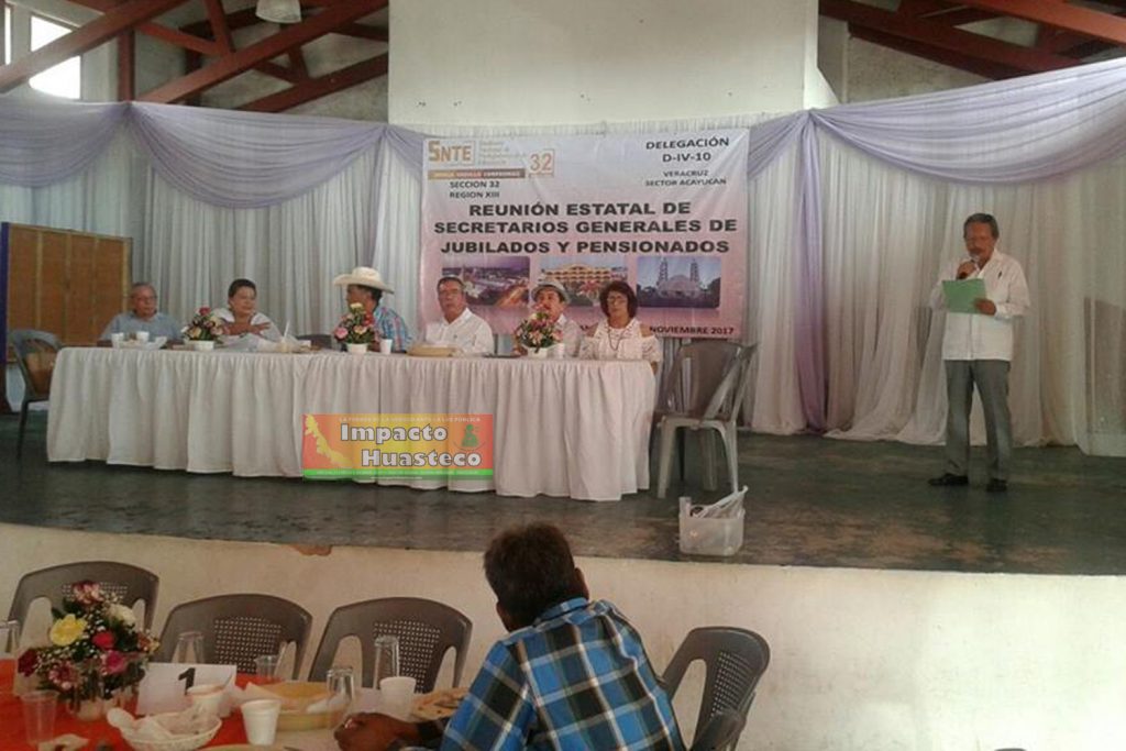 Importante reunión estatal de secretarios generales de jubilados y pensionados en Acayucan