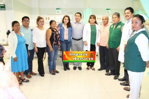 Recorre alcalde municipal instalaciones del Hospital Rural IMSS en Chicontepec