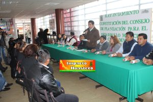 Se instaló consejo de planeación para el desarrollo municipal en Chicontepec