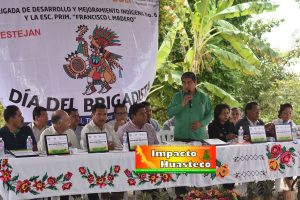 Celebran Día del Brigadista  en Tanzaquil Xilozuchitl