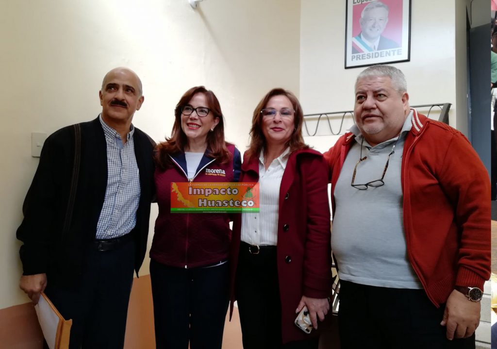 Registra MORENA a Rocío Nahle y Ricardo Ahued como aspirantes a candidatos al Senado de la República