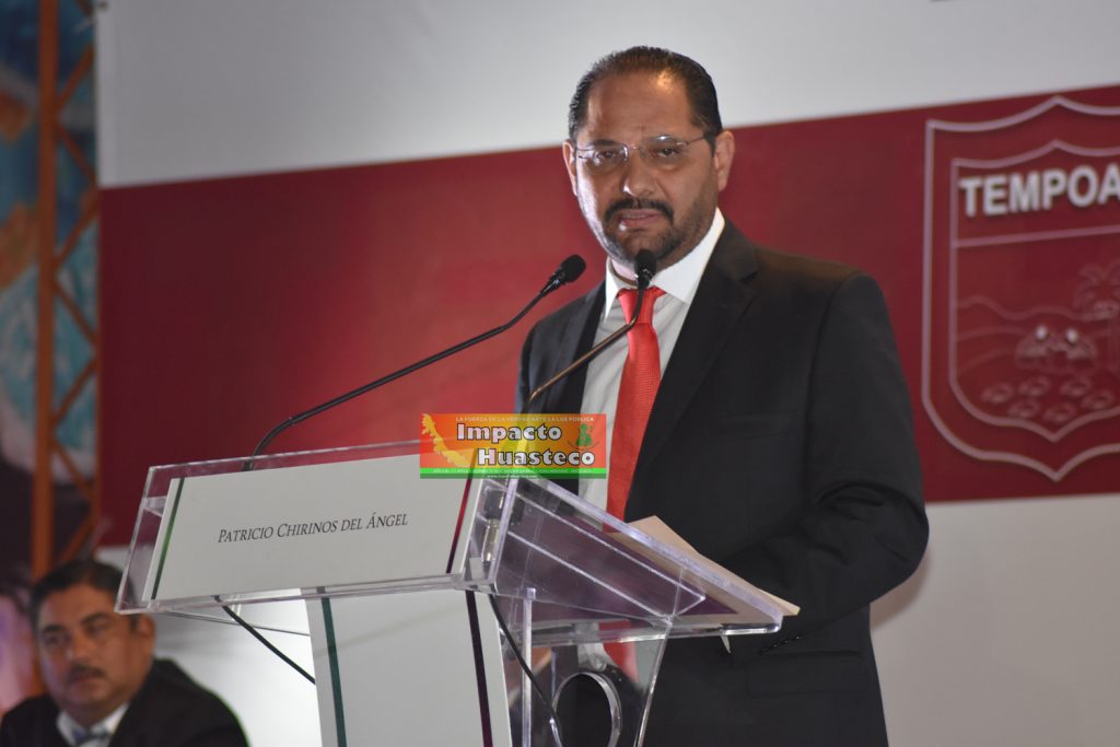 Patricio Chirinos del Ángel rinde su 4º informe anual de gobierno municipal en Tempoal
