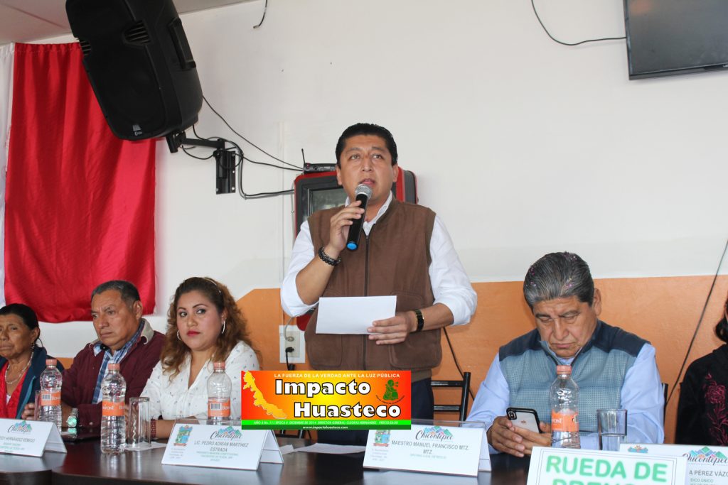 Alcalde  de Chicontepec festeja a reconocidos periodistas  de la zona norte 