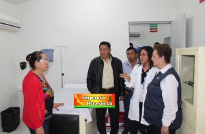 Inaugura alcalde de Ixcatepec rehabilitación del Centro de Salud de El Mezquite
